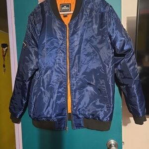 CALE Kids Navy Blue Puffer Jacket